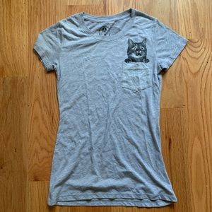 Cat Pocket Tee